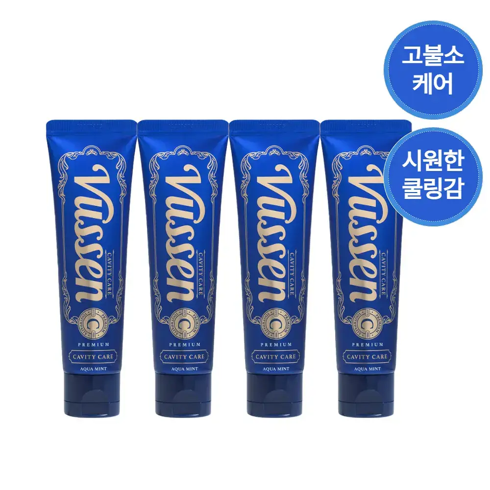 [대용량] 뷰센C 충치케어 치약 120g*4입